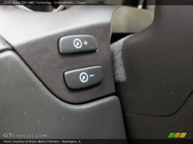 Grigio Metallic / Taupe 2010 Acura ZDX AWD Technology