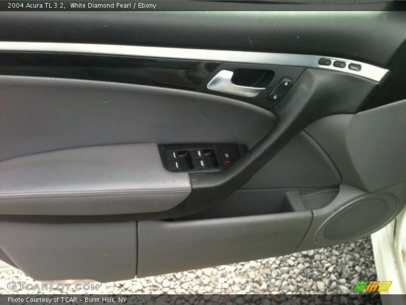 White Diamond Pearl / Ebony 2004 Acura TL 3.2