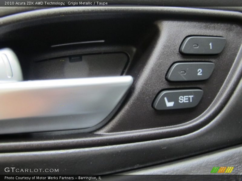 Grigio Metallic / Taupe 2010 Acura ZDX AWD Technology