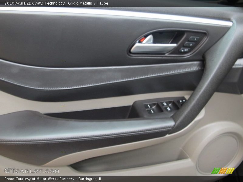Grigio Metallic / Taupe 2010 Acura ZDX AWD Technology