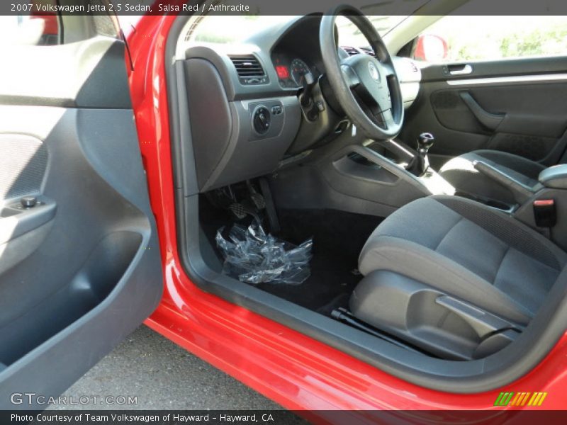 Salsa Red / Anthracite 2007 Volkswagen Jetta 2.5 Sedan