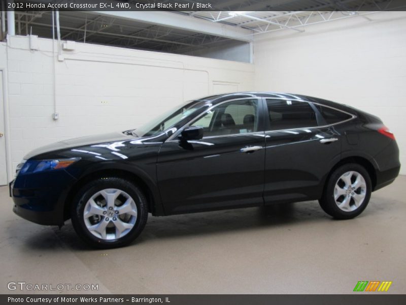 Crystal Black Pearl / Black 2012 Honda Accord Crosstour EX-L 4WD