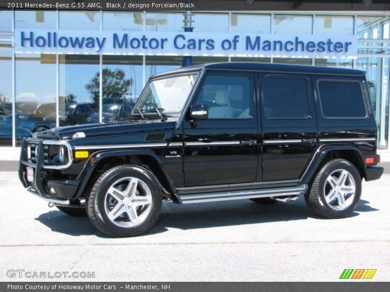 Black / designo Porcelain/Black 2011 Mercedes-Benz G 55 AMG