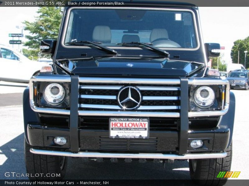 Black / designo Porcelain/Black 2011 Mercedes-Benz G 55 AMG