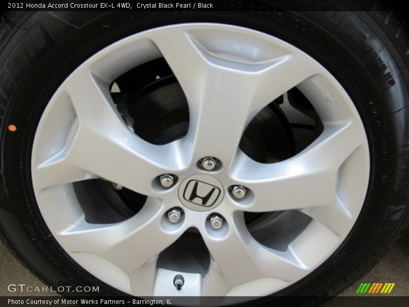 Crystal Black Pearl / Black 2012 Honda Accord Crosstour EX-L 4WD