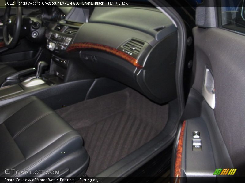Crystal Black Pearl / Black 2012 Honda Accord Crosstour EX-L 4WD