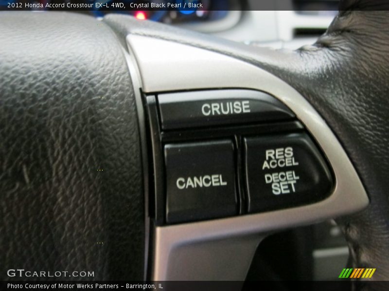 Crystal Black Pearl / Black 2012 Honda Accord Crosstour EX-L 4WD