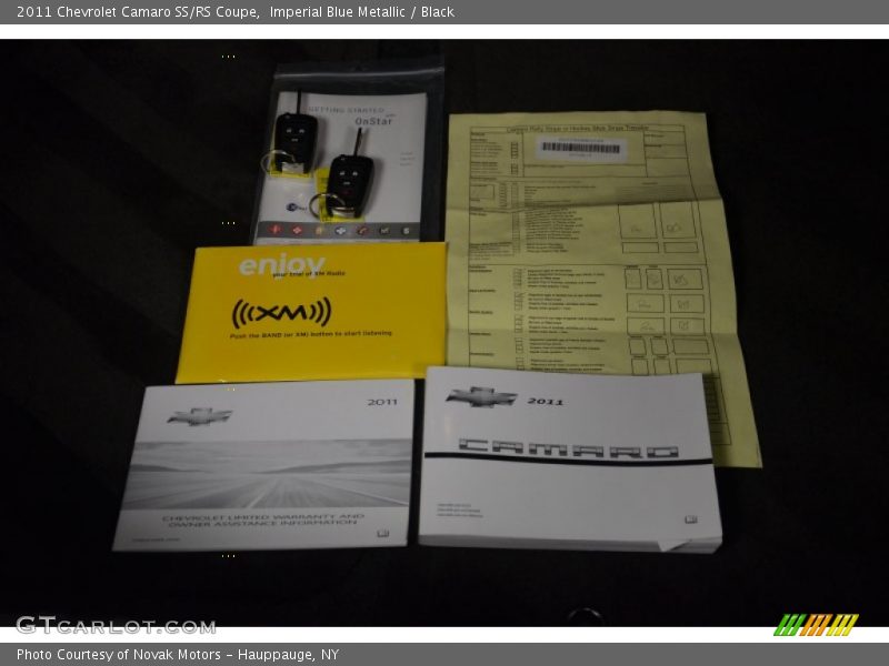 Imperial Blue Metallic / Black 2011 Chevrolet Camaro SS/RS Coupe