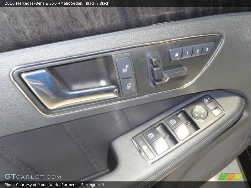 Black / Black 2010 Mercedes-Benz E 350 4Matic Sedan
