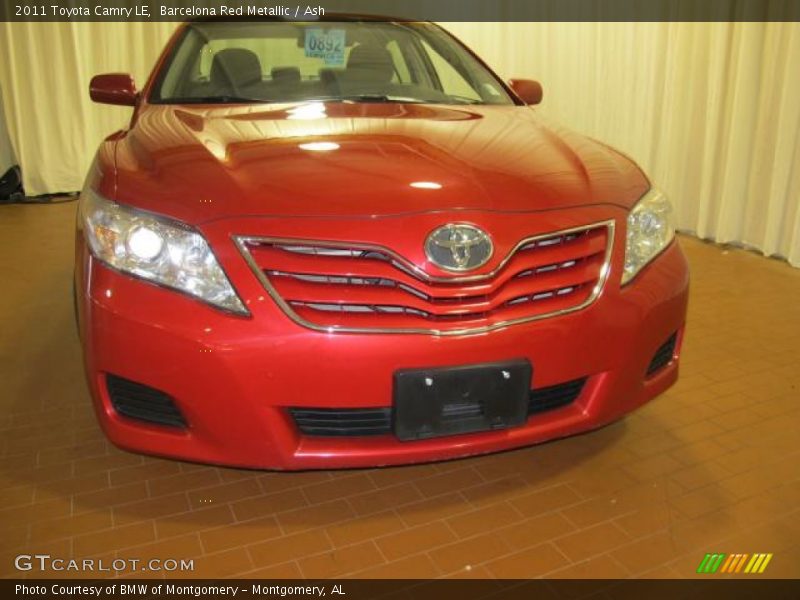 Barcelona Red Metallic / Ash 2011 Toyota Camry LE
