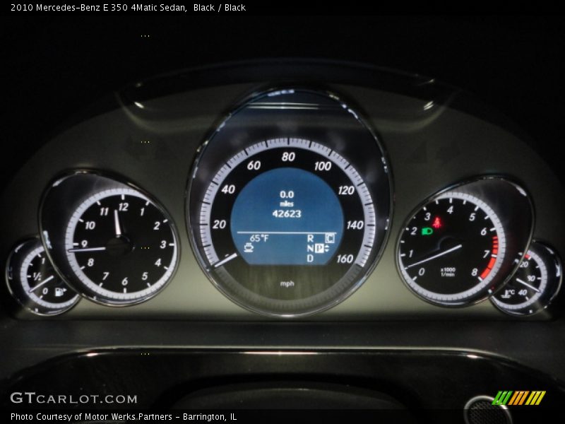 Black / Black 2010 Mercedes-Benz E 350 4Matic Sedan