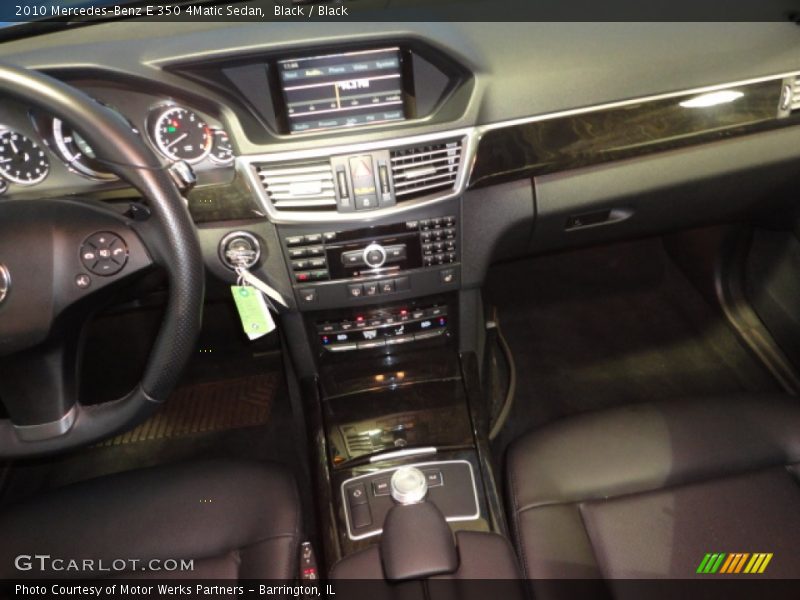 Black / Black 2010 Mercedes-Benz E 350 4Matic Sedan
