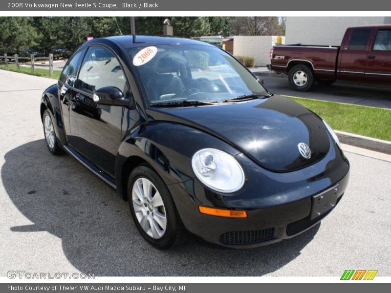 Black / Black 2008 Volkswagen New Beetle S Coupe