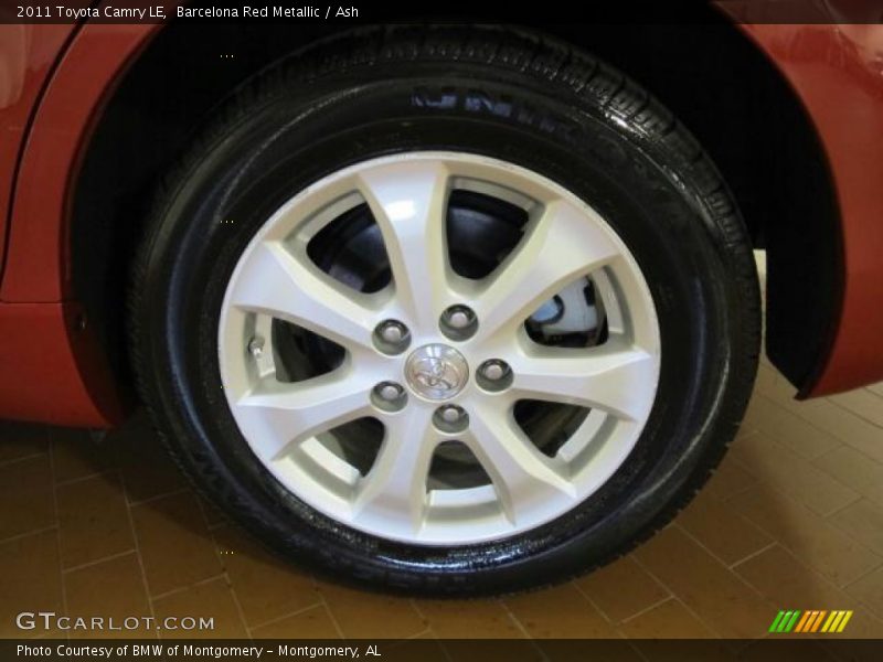 Barcelona Red Metallic / Ash 2011 Toyota Camry LE