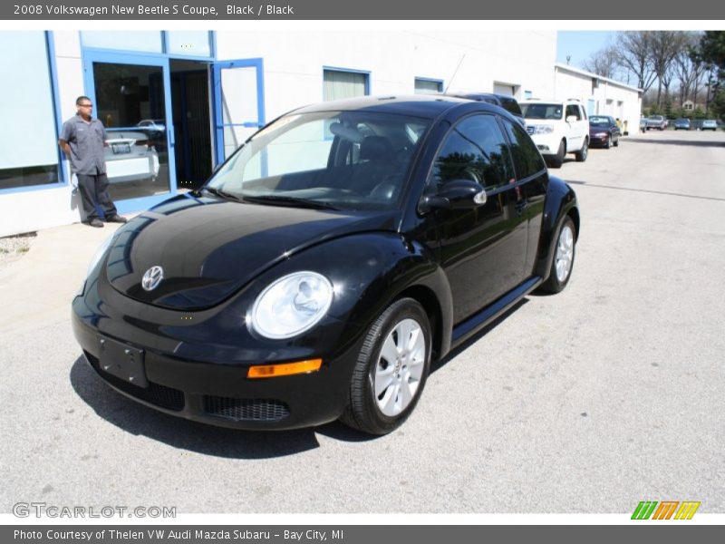 Black / Black 2008 Volkswagen New Beetle S Coupe