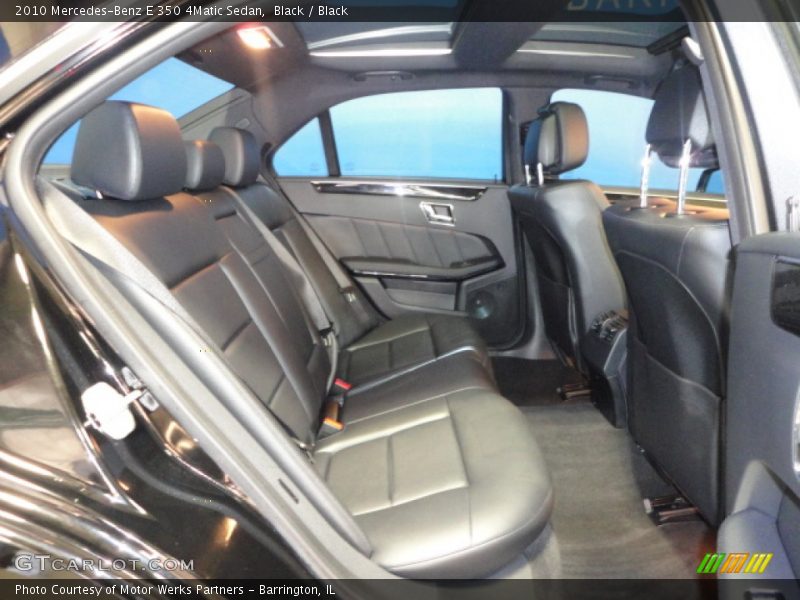 Black / Black 2010 Mercedes-Benz E 350 4Matic Sedan