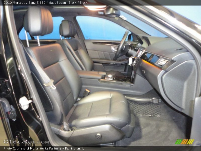 Black / Black 2010 Mercedes-Benz E 350 4Matic Sedan