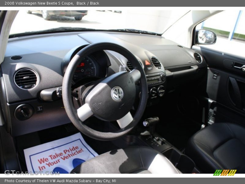 Black / Black 2008 Volkswagen New Beetle S Coupe
