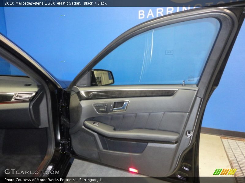 Black / Black 2010 Mercedes-Benz E 350 4Matic Sedan
