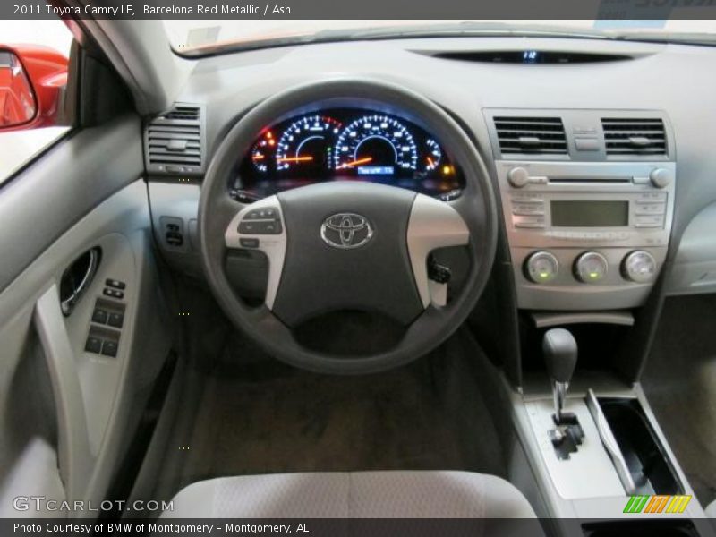 Barcelona Red Metallic / Ash 2011 Toyota Camry LE