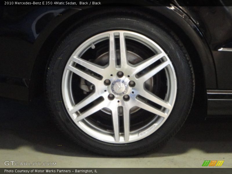 Black / Black 2010 Mercedes-Benz E 350 4Matic Sedan