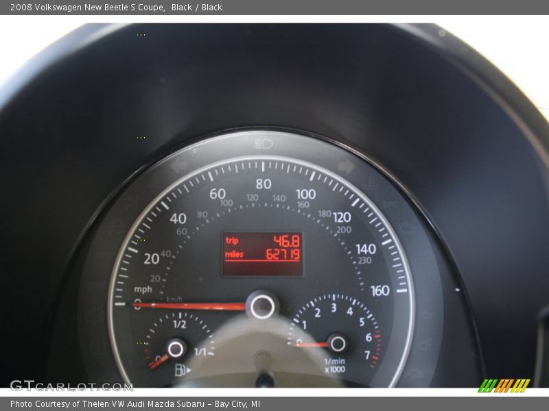 Black / Black 2008 Volkswagen New Beetle S Coupe