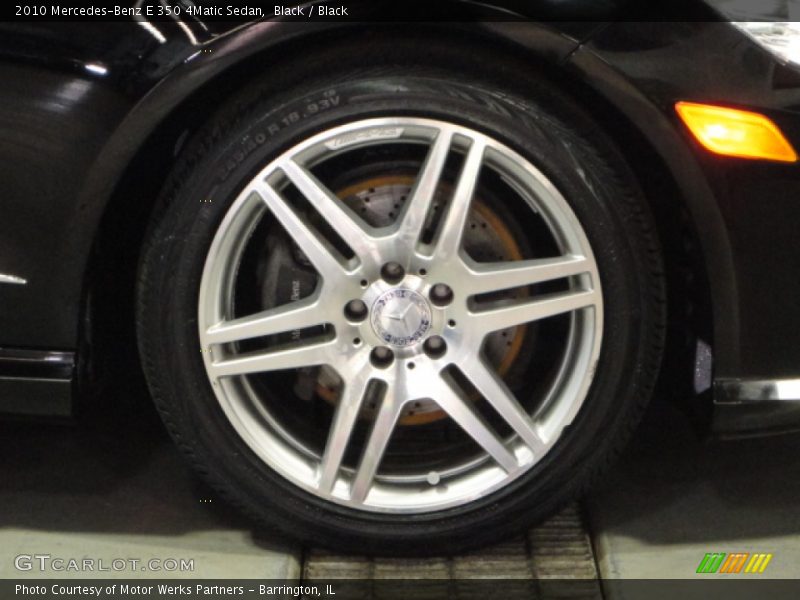 Black / Black 2010 Mercedes-Benz E 350 4Matic Sedan