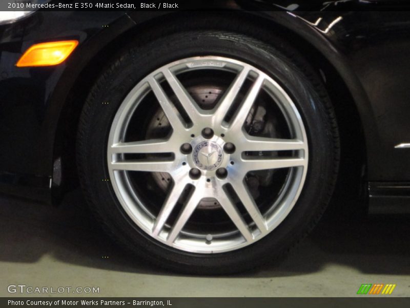 Black / Black 2010 Mercedes-Benz E 350 4Matic Sedan