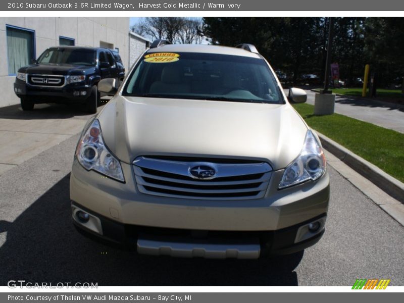 Harvest Gold Metallic / Warm Ivory 2010 Subaru Outback 3.6R Limited Wagon