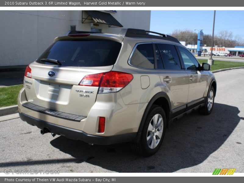 Harvest Gold Metallic / Warm Ivory 2010 Subaru Outback 3.6R Limited Wagon