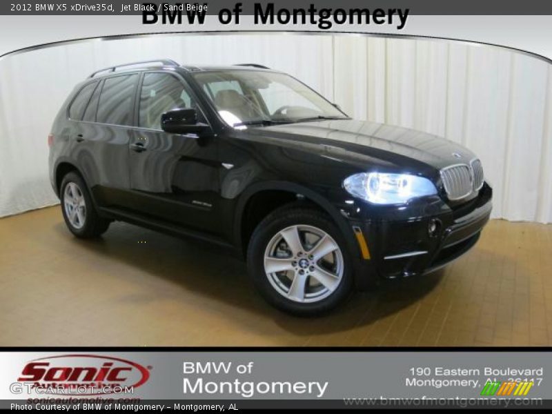 Jet Black / Sand Beige 2012 BMW X5 xDrive35d