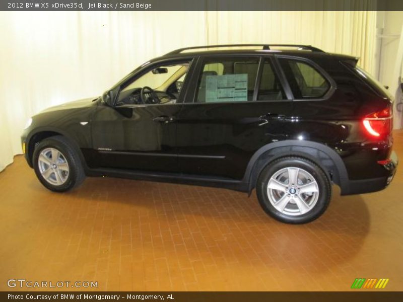 Jet Black / Sand Beige 2012 BMW X5 xDrive35d