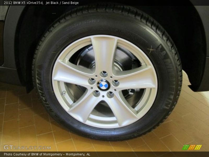 Jet Black / Sand Beige 2012 BMW X5 xDrive35d