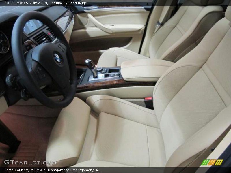 Jet Black / Sand Beige 2012 BMW X5 xDrive35d