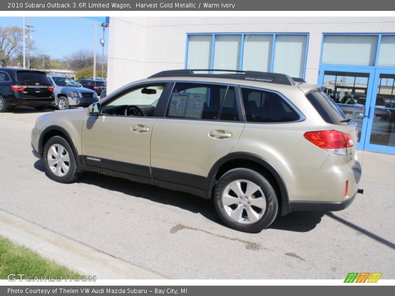 Harvest Gold Metallic / Warm Ivory 2010 Subaru Outback 3.6R Limited Wagon