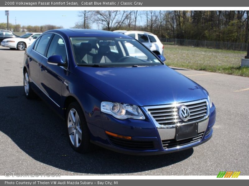 Cobalt Blue Metallic / Classic Gray 2008 Volkswagen Passat Komfort Sedan