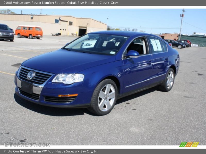 Cobalt Blue Metallic / Classic Gray 2008 Volkswagen Passat Komfort Sedan
