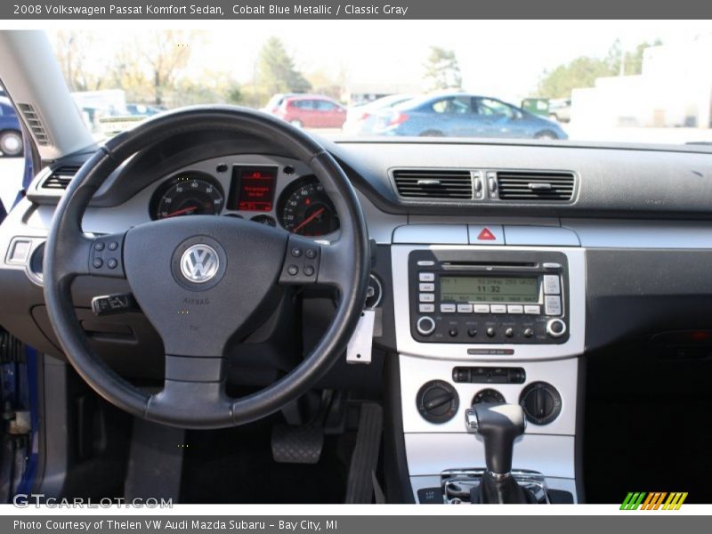 Cobalt Blue Metallic / Classic Gray 2008 Volkswagen Passat Komfort Sedan