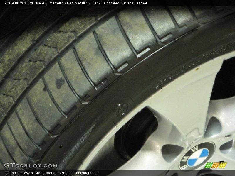 Vermilion Red Metallic / Black Perforated Nevada Leather 2009 BMW X6 xDrive50i