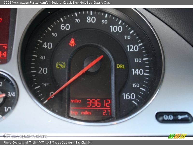 Cobalt Blue Metallic / Classic Gray 2008 Volkswagen Passat Komfort Sedan