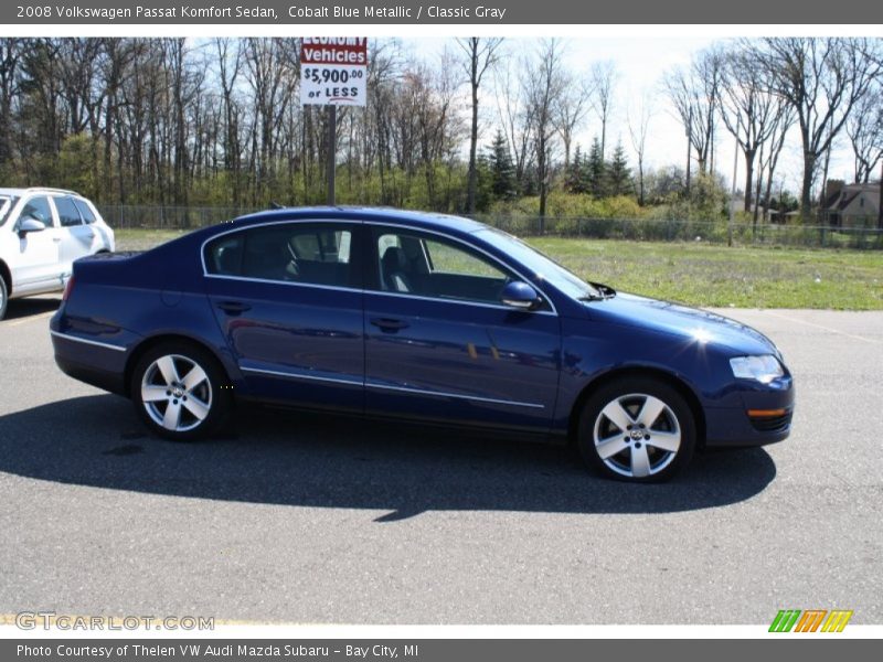 Cobalt Blue Metallic / Classic Gray 2008 Volkswagen Passat Komfort Sedan
