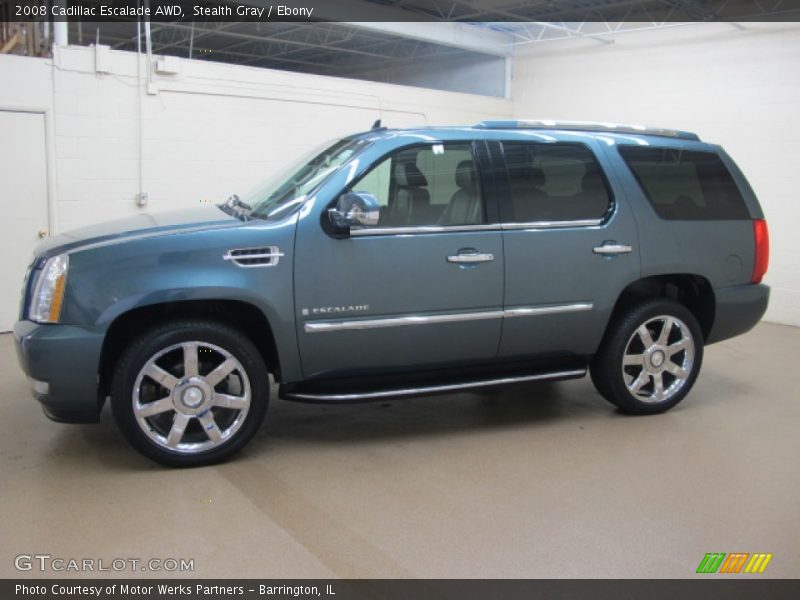Stealth Gray / Ebony 2008 Cadillac Escalade AWD