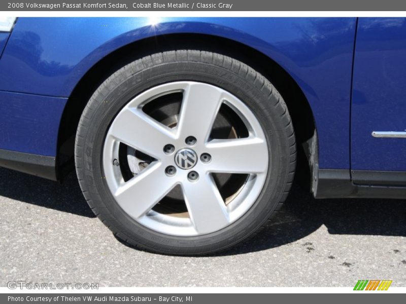 Cobalt Blue Metallic / Classic Gray 2008 Volkswagen Passat Komfort Sedan