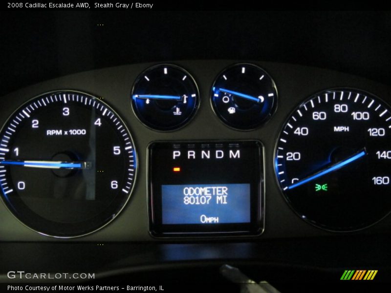 Stealth Gray / Ebony 2008 Cadillac Escalade AWD