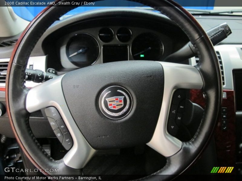Stealth Gray / Ebony 2008 Cadillac Escalade AWD