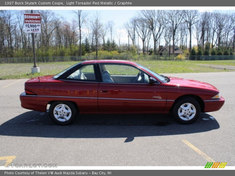 Light Toreador Red Metallic / Graphite 1997 Buick Skylark Custom Coupe