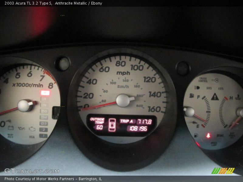 Anthracite Metallic / Ebony 2003 Acura TL 3.2 Type S