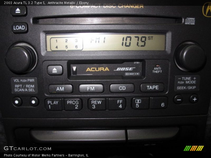 Audio System of 2003 TL 3.2 Type S