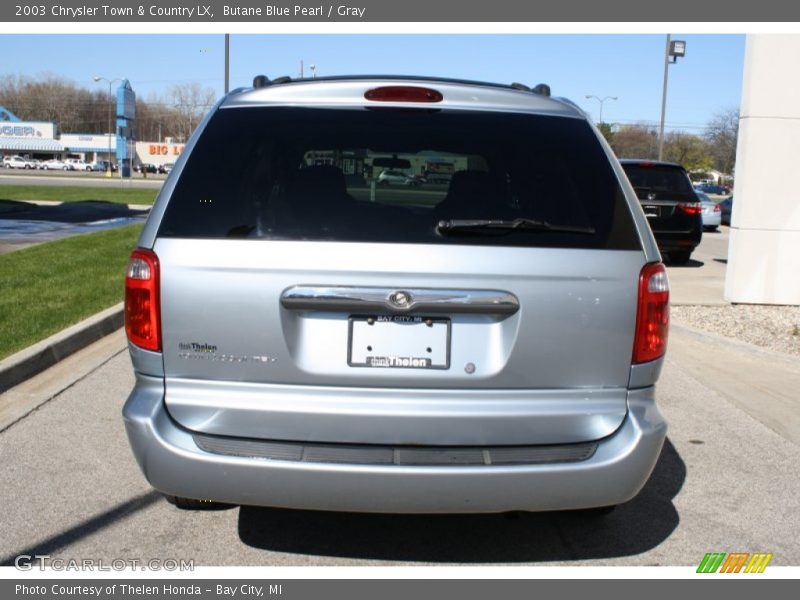 Butane Blue Pearl / Gray 2003 Chrysler Town & Country LX