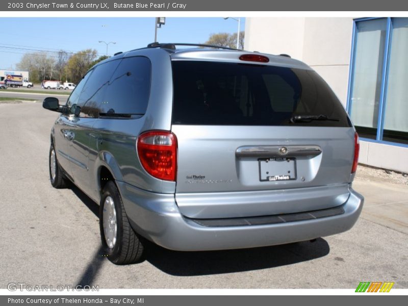 Butane Blue Pearl / Gray 2003 Chrysler Town & Country LX